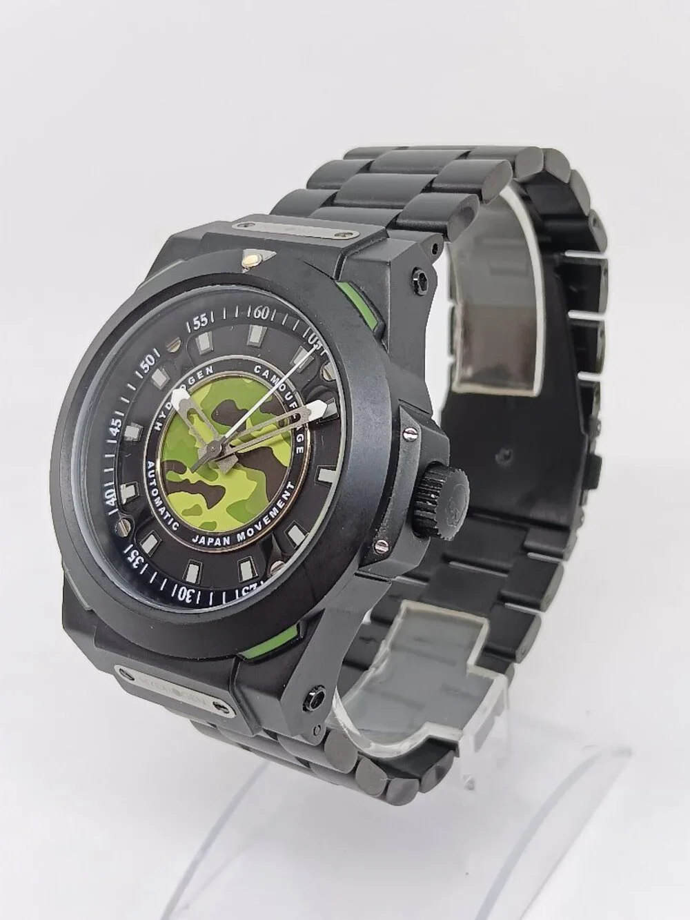 Hydrogen Sportivo Camo HW324209 Men's 42mm Automatic [NH38A] Black S/Steel Watch